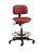 Brewer/Dental Task Series Industrial Stool Contoured Backrest Pneumatic Height Adjustment 5 Casters Deep Sapphire - VT-2-LEB-C