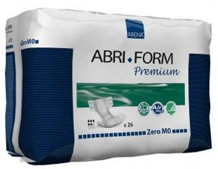 Abena North America Abri-Form Premium M0 Adult Incontinent Brief Tab Closure Medium Disposable Moderate Absorbency - 43049