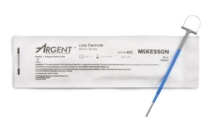 McKesson McKesson Argent LEEP/LLETZ Electrode 20 X 20 mm Tungsten Wire Loop Disposable Sterile - 462