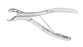 Miltex - Pedodontic Extracting Forceps English 6-1/2 Inch Length OR Grade German Stainless Steel NonSterile NonLocking Plier Handle with Spring Curved Smooth Beaks - DEF17S