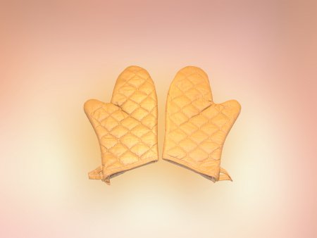 Insulated Gauntlet Mitt - Autoclave Glove One Size Fits Most Quilted Material Gold 17 Inch Hemmed Cuff NonSterile - 75574