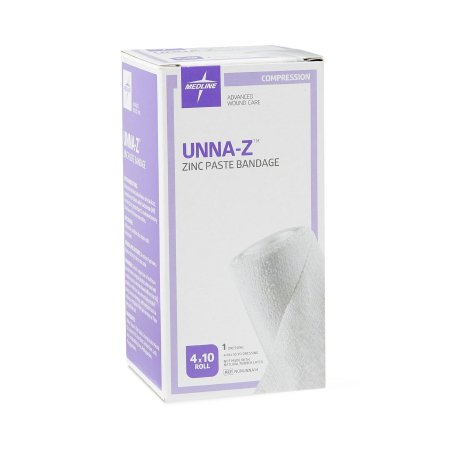 Unna-Z - Unna Boot 4 inch x 10 yard Zinc Oxide - Medline - NONUNNA14