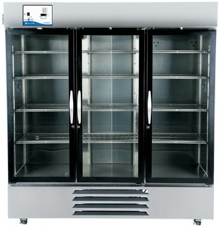 Isotemp - Refrigerator Laboratory Use 72 cu.ft. 3 Glass Doors Automatic Defrost - Fisher Scientific - 11670260