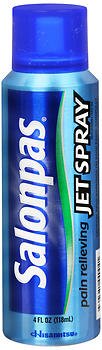 Salonpas - Topical Pain Relief 3% - 10% Strength Menthol / Methyl Salicylate Spray 4 oz. - Emerson Healthcare - 34658144004