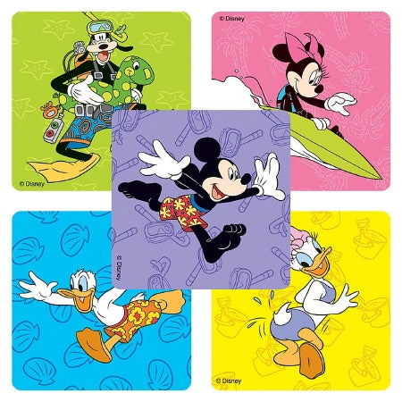 Smilemakers Disney 100 Per Unit Mickey And Friends Sticker 2.5 Inch - MICKB