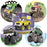 Smilemakers  100 Per Unit Tuff Trucks Sticker 2.5 Inch - MNSTB