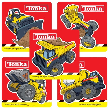 Smilemakers  100 Per Unit Tonka Truck Sticker 2.5 Inch - TONKB