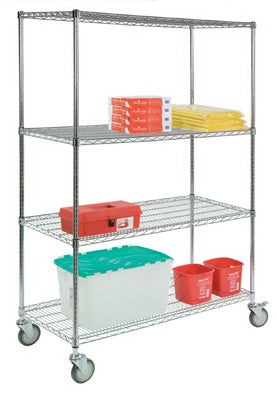 Lakeside Manufacturing - Wire Cart 24 X 60 X 69 Inch - R246063CC-5