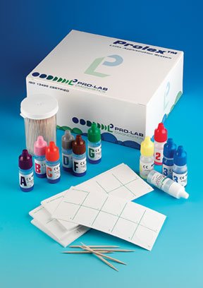 Prolex - Test Kit Latex Agglutination Test Streptococci Groups A, B, C, D, F and G Identification Bacteria Colony Sample 60 Tests - Fisher Scientific - 22286175