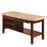 Clinton Industries Classic Series H-Brace Treatment Table with Shelf 400 Lbs. - 300-24-1NT-3DT