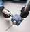 GAMMEX Non-Latex Radiation Attenuation - Radiation Reducing Glove Size 8.5 Sterile Pair Polyisoprene with Bismuth Extended Cuff Length Fully Textured Black Not Chemo Approved - 843053