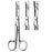 Sklar Econo Operating Scissors 5-1/2 Inch Length Floor Grade Stainless Steel Sterile Finger Ring Handle Curved Sharp/Blunt - 96-2526