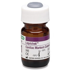Bio-Rad Laboratories Liquichek Cardiac Marker Control Cardiac Markers LT Level 1 6 X 3 mL - 646