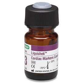 Bio-Rad Laboratories Liquichek Cardiac Marker Control Cardiac Markers LT Level 3 6 X 3 mL - 648