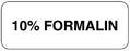 United Ad Label Identi-Hide Pre-Printed Label Laboratory Use 10% FORMALIN White 3/4 X 2 Inch - ULLR202