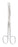 Miltex - Operating Scissors Deaver 5-1/2 Inch Length OR Grade German Stainless Steel NonSterile Finger Ring Handle Curved Blade Sharp Tip / Blunt Tip - 5-108