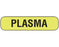 Shamrock Scientific Shamrock Pre-Printed Label Laboratory Use PLASMA Fluorescent Chartreuse 5/16 X 1-1/4 Inch - UPCR-1070