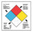 National Marker - Pre-Printed / Write On Label Anesthesia Label Black / Blue / Red / White / Yellow Paper - 1798163A