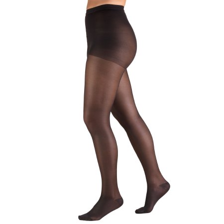 Truform - Compression Pantyhose Waist High Petite Black Closed Toe - 1775-BL-PET