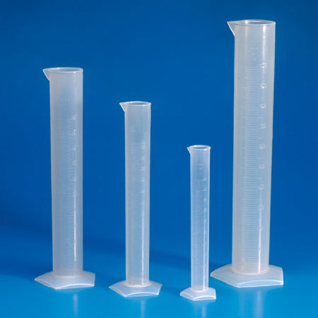 Globe Scientific Graduated Cylinder Pentagonal Base Polypropylene 25 mL - 601077