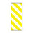 Key Surgical - Pre-Printed Label Multipurpose Label White / Yellow Tape Stripes Patterned 1/4 Inch - T-320-0105