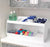 Market Lab Inc MarketLab Storage Bin Unit White PVC 10 X 12 X 24 Inch - 9953