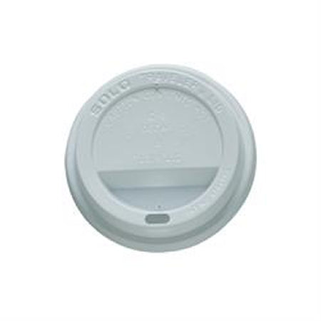 Solo Cup Traveler Dome Lid White, Polystyrene, Sip Hole, Hot Applications - TLP316-0007