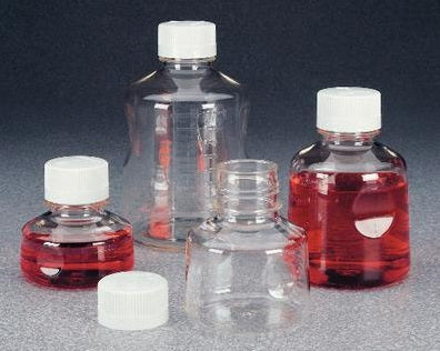 VWR International Nalgene Filter Storage Bottle Receiver 500 mL, 45 mm Closure dia., Sterile - 28199-189