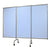 Winco Privess Elite Privacy Screen Folding 3-Panel Aluminum / Vinyl - 317-02