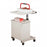 Clinton Industries Phlebotomy Cart Powder Coated Steel 20 X 20.5 X 19.5 Inch 4 Bins Gray - 67203