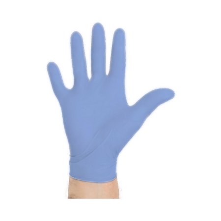 Aquasoft - Exam Glove X-Small NonSterile Nitrile Standard Cuff Length Textured Fingertips Blue Not Chemo Approved - 43932
