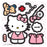Smilemakers Make-Your-Own 100 Per Unit Hello Kitty Doctor Sticker 2.5 Inch - ST1064B