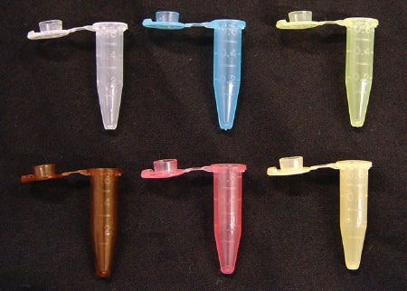 Caplugs Microcentrifuge Tube Conical Bottom Plain 9 X 30.5 mm 500 µL Without Color Coding Snap Cap Polypropylene Tube - 214-3425-080