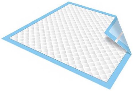 TotalDry - Underpad 30 X 36 Inch Disposable Fluff / Polymer Heavy Absorbency - SP115412
