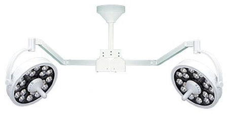 Symmetry Surgical MI 750 Exam Light Dual Ceiling Mount LED 65 Watt White - XLDP-DC