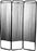 Presco Weber Privacy Screen Folding 3-Panel Aluminum / Vinyl - 48700-C