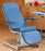 Clinton Industries Recliner Series Hi-Lo Power Blood Drawing Chair Stationary Armrests Burgundy - 6810-BG