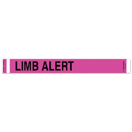 Precision Dynamics Short Stay Identification Band Alert Wristband Adhesive Closure Limb Alert - 3050-37-PDR