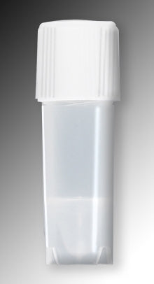 Globe Scientific Storage and Transport Tube Conical Bottom, Skirted Plain 12.3 X 40.7 mm 1.2 mL Without Color Coding Without Closure Polypropylene Tube - 6050