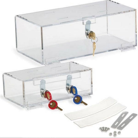 Market Lab - Medical Box Acrylic Double Key Lock - 4615