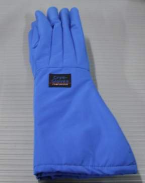 Thermo Scientific Elbow-Length - Cryogenic Glove Medium Waterproof Material Blue 18 Inch Gauntlet Cuff NonSterile - 13994014