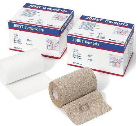 BSN Medical JOBST Compri2 2 Layer Compression Bandage System 9-3/4 - 12-1/2 Inch Standard Compression No Closure Tan NonSterile - 7627101