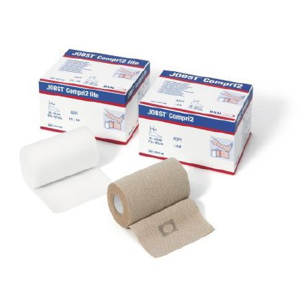 JOBST Compri2 Lite - 2 Layer Compression Bandage System 7-1/8 - 9-3/4 Inch 20 to 30 mmHg No Closure Tan NonSterile - 7627102
