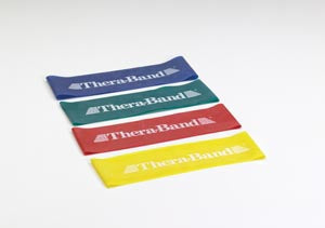 TheraBand - Exercise Resistance Band Loop Blue 3 X 8 Inch Heavy Resistance - 20840