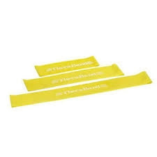 Performance Health Thera-Band Exercise Resistance Band Yellow 12 Inch Length X-Light Resistance - 20811