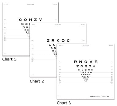 GOOD-LITE - Eye Chart Good-Lite 6-1/2 Foot Measurement Acuity Test - 500043