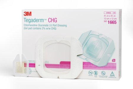 3M Tegaderm IV Dressing 3-1/2 X 4-1/2 cm Oval Film - 1655