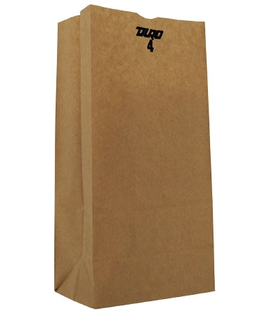 Saalfeld Redistribution Duro Grocery Bag Brown Kraft Recycled Paper 4 lbs. - 18404