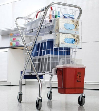 Market Lab Inc Phlebotomy Cart 19.5 X 30 X 38 Inch - 15538