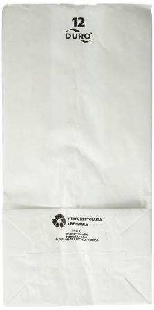 Duro - Grocery Bag White Virgin Paper #12 - 51032